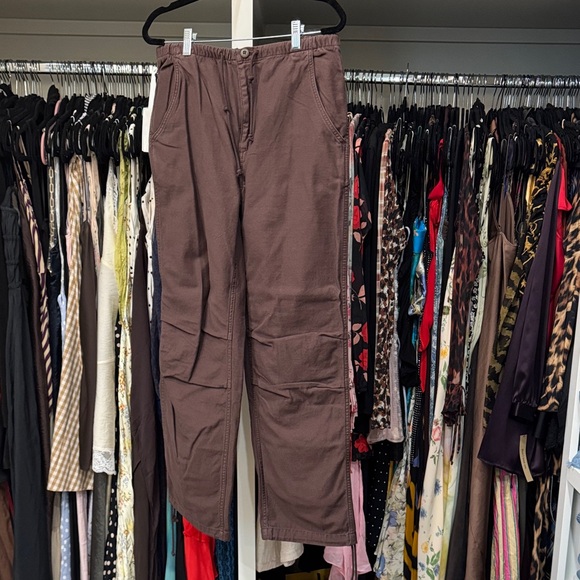 Aritzia Brown Cargo Pants - Picture 1 of 4